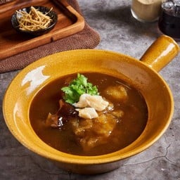 กระเพาะปลาน้ำแดงซุปโสม Fish Maw in Ginseng Soup