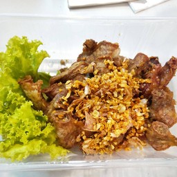 ไส้อ่อนทอดกระเทียม