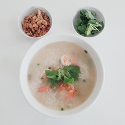 ข้าวต้มกุ้งขาว