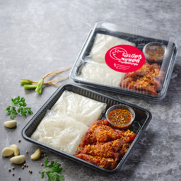 ชุดหมูดูโอ้ (หมูทอด 3 เกลอ)