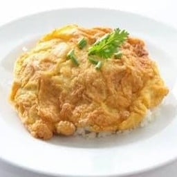 ข้าวไข่เจียวกุ้งสับ