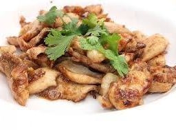 ไก่กระเทียม (กับข้าว)