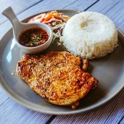 ข้าวหน้าไก่ย่าง [จัดส่ง]