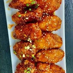 ไก่ทอดกรอบเกาหลีไซส์ L ข้าว2 ถ้วย