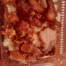 ข้าวเหนียว หน้า สามชั้น  + หมูทอด