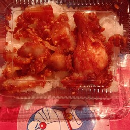 ข้าวเหนียวน่องไก่ + หมูสามชั้น