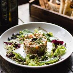 Salmon and avocado tartare