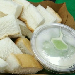 ขนมปังนึ่ง-สังขยา-(ขนมปังขาว)