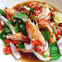 ยำกุ้งสุก Premuim