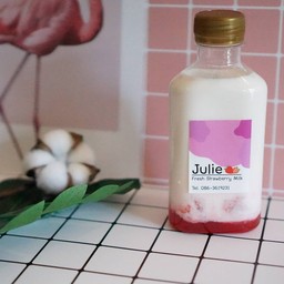 นมสดสตรอเบอร์รี่เกาหลี