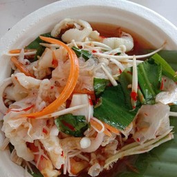 ยำแซ่บสะเดิดเล็บมือนาง ใส่ปลาร้า
