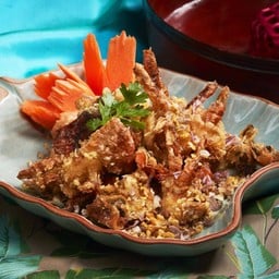 ปูนิ่มทอดกระเทียม