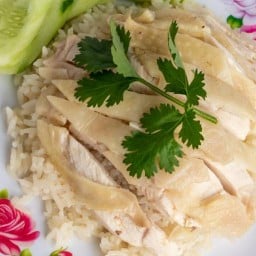 ข้าวมันไก่ไหหลำ (โกโต) ตลาดเจ้าพระยาบางใหญ่
