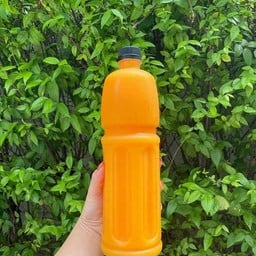 เกือบเจ๊ง น้ำส้มคั้นสด Fresh orange juice