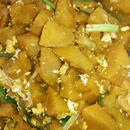 ผัดฟักทองไข่