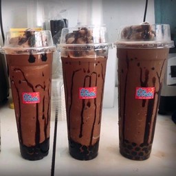 โกโก้ปั่นแก้วยีราฟ