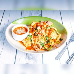 สุกี้ (สูตรแยกน้ำจิ้มให้ลูกค้าใส่เอง) ต้องกดเลือกเนื้อสัตว์