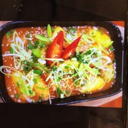 ต๊อกบกกีไส้ชีสแฮมไส้กรอก