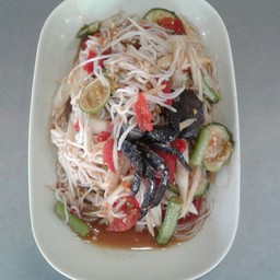 ตำซั่วปูปลาร้า