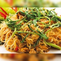 เส้นหมี่ผัดกะเฉด(กรุณากดเลือกเนื้อสัตว์)
