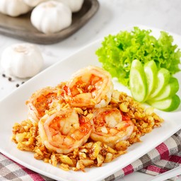 กุ้งทอดกระเทียม (สูตรเกาหลี) (S)