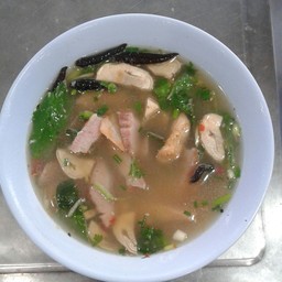 ต้มแช่บคอหมูย่าง