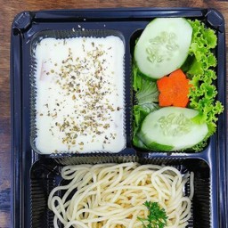 สปาคาโบนาร่าไข่กุ้ง