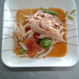 ตำไทยคอหมูย่าง