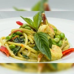 สปาเก็ตตี้เขียวหวาน(กรุณากดเลือกเนื้อสัตว์)