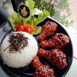 ข้าวไก่เกาหลีหวาน