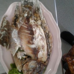 ปลานิลเผา