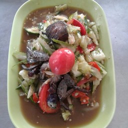 ตำแตง+ไขต้ม