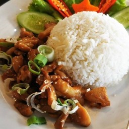 ข้าวไก่ผัดซอสเทอริยากิ