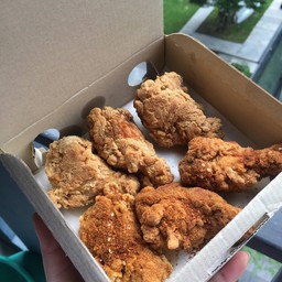 ไก่ชุบโปรตีนทอด