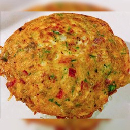 ข้าวไข่เจียว (ทรงเครื่องหมูสับพริกเผา)