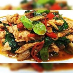 ผัดเผ็ด (ราดข้าว)ต้องกดเลือกเนื้อสัตว์