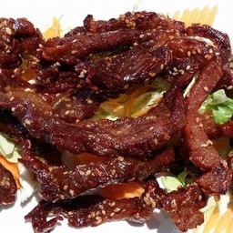 เนื้อแดดเดียวทอด