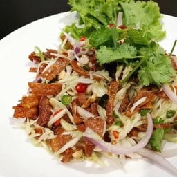 ยำหมึกกรอบ