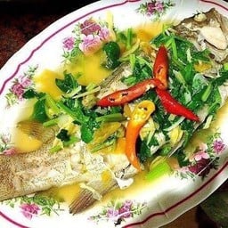 ปลาเก๋านึ่งบ๊วย