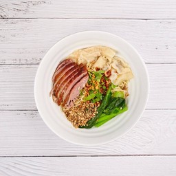 บะหมี่ต้มยำเป็ด