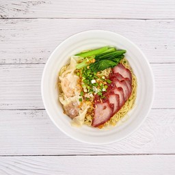 บะหมี่แห้งหมูแดง ธรรมดา