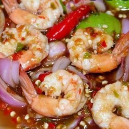 ยำกุ้งสุก