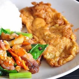 เพิ่มไข่เจียว โป๊ะข้าว