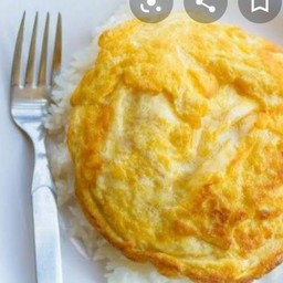 ข้าว+ไข่เจียว