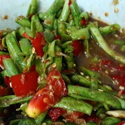 ตำถั่วฝักยาว