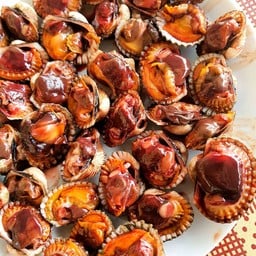 หอยแครงลวก