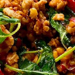 ข้าว+กระเพราไก่