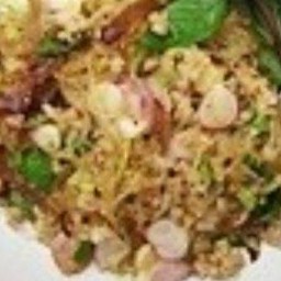 ลาบวุ้นเส้น คอหมู