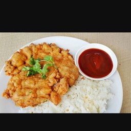 ข้าวราดไข่เจียว(3 ฟอง)