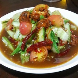 ตำแตงปูปลาร้าหอยดอง